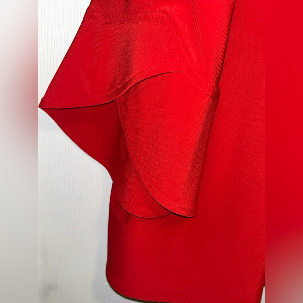Red Button-Up Jacket - Picture 4 of 6